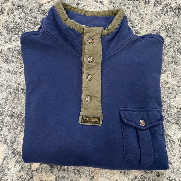 Ralph Lauren Blue and Green Casual Shirt - Picture 1 of 2